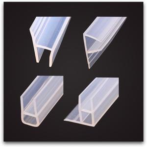 호환 H/F/U 모양 유리 도어 씰링 스트립 실리콘 목욕 샤워 날씨 드래프트 스토퍼 사무실 발코니 창 테이프