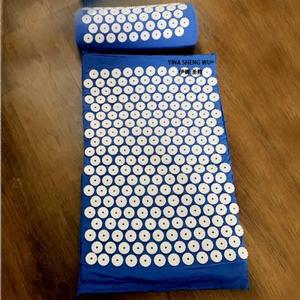 호환 에코 연꽃 스파이크 매트 침술 마사지 쿠션  Kuznetsov 애플리케이터  목 발 등 요가 지압 집에서