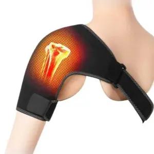 어깨 팔 전기 온열기 핫팩 승모근 찜질기 마사지 회전 근개