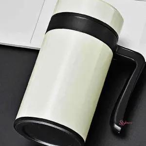 손잡이 보온 미니 보냉컵 화이트 텀블러ghi235