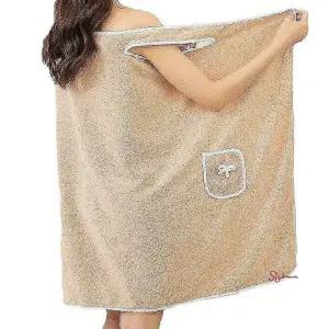 여성 타월 가운 원피스 타올 샤워 대형 목욕 부드러운hij677