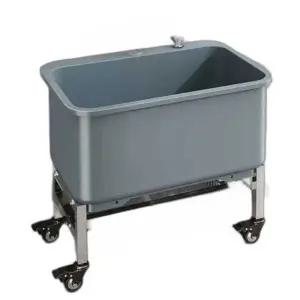 다용도실 대걸레 개수대 걸레싱크대 고정 세척대 소형 걸레통