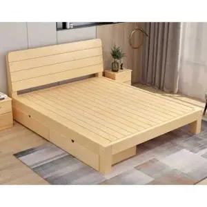 원목 호텔 저상형 슈퍼싱글 침대 평상 프레임 인테리어 침실