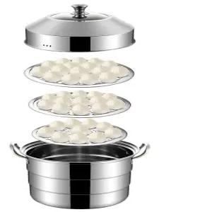 만두찜기 옥수수 떡 스팀 찜기 찜통 찜솥 호빵 통 만능 찐빵 만두