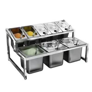 업소용양념통 스텐조미료통 식당용파우더통 향신료보관통 2단스테인리스