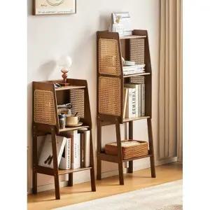 회전코너책장 틈새책장 원목회전책꽂이 책진열장 360도회전책장 좁은공간