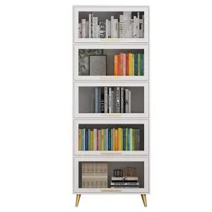 거실 슬라이드책장 전면책장 이동식 길이조절 책꽂이 단책꽂이 거실책장