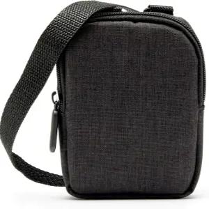 Zink 소프트 카메라 케이스 - 사진 용지 포켓 지퍼 잠금 및 크로스바디 어깨끈이 있는 소형 즉석 인쇄