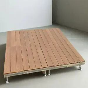 아이언티 조립식 평상 옥상 야외용 마당 실내 방부목 이동식 데크