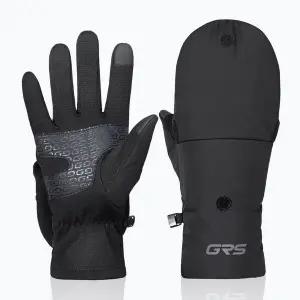 [골드스마일]핑거커버 벙어리 장갑 세트 발열 방한 장갑 스키 보드 등산 겨울