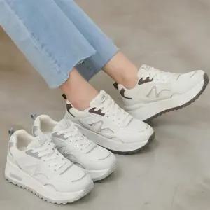 여자 데일리 편안한 캐주얼 통굽 운동화