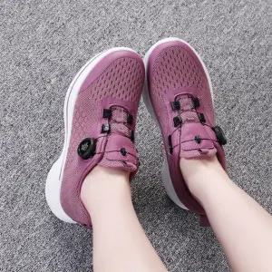 여자 데일리룩 편안한 다이얼 메쉬 초경량 운동화