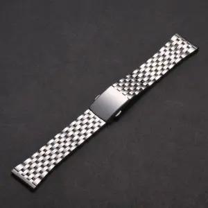 [골드스마일]메탈 스텐 시계줄 20mm 교체 교환 밴드 스트랩 디버클 스틸