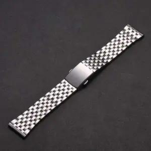 [골드스마일]메탈 스텐 시계줄 22mm 교체 교환 밴드 스트랩 디버클 스틸