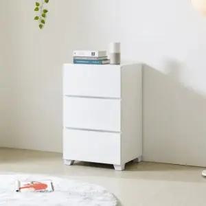 튼튼하고 실용적인 거실,침실용 수납 서랍장 3단 50cm P0000BUG