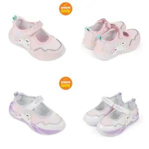 [다이노솔즈](강남점)[토박스][다이노솔즈]반짝반짝 LED 운동화 프린세스 유니콘 키즈 DNYCG1TSPU11