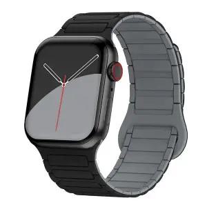 애플워치3 2 1세대 호환 실리콘 스트랩 마그네틱 링크 양면 시계줄