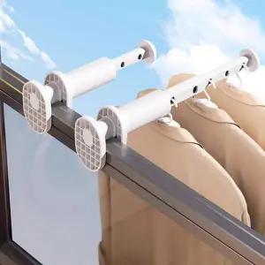 매직옷걸이봉 홈데코 행거 접이식 폴딩 확장형 휴대용 여행용 미니