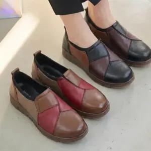 여자 데일리 편한 슬립온 플랫슈즈