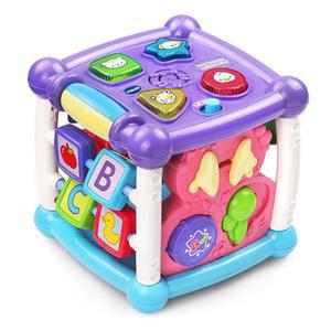 VTECH 바쁜 큐브 보라색 학습자 활동