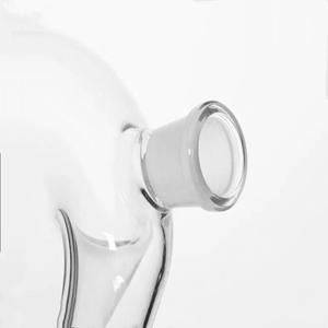 호환 스토퍼 붕규산염 3.3 유리 증류 플라스크  실험실 화학 곡선  1000mL 레토르트