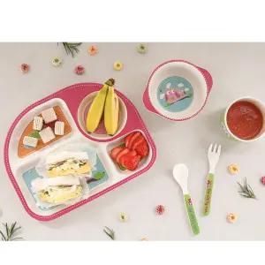 코멕스 내열옥수수그릇 - 5P 기프트 세트(부엉이)