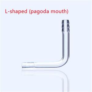 호환 실험실 유리 u 형 커넥터 튜브  파고다 입 직경 약 9mm