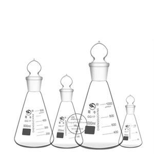 호환 1개/몫 50ml  1000ml 실험실 붕규산 유리 삼각 플라스크  19 24 29 34 접지형 스토퍼