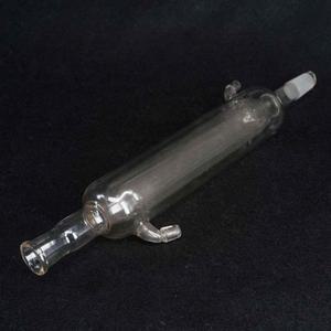 호환 200/300/400mm  19 24 29 조인트 이중층 붕규산 유리 직선형 콘덴서 증류 용품 내열성