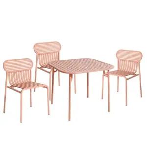 WEEK-END Square table + Chair3 위켄드 스퀘어 테이블 + 체어3 컬러 선택)