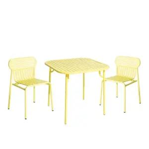 WEEK-END Square table + Chair3 위켄드 스퀘어 테이블 + 체어2 컬러 선택)