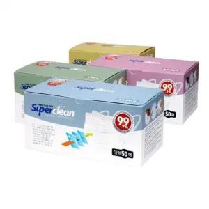 KF80 방역 마스크 일회용 필터 50매 소재 클린 먼지 MKE3+9FDk