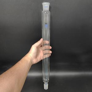 호환 FAPE 에어 직결식 콘덴서  24/29  튜브 외경 40mm  유효 길이 100mm-600mm  연결관  붕규산 유리