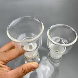 호환 1000ML 이산화황 증류 장치 유리 부속품 물 밀폐형 표준 그라운드 플라스크 평평한 바닥 24X24