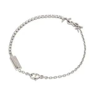 26SS  메탈 앤 라인스톤 오피움 참 브레이슬릿 팔라듐 712345Y1526 8162