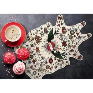 [롯데백화점]무케렌시아 [무케/프랑스공식수입]PODEVACHE_BEIGE TATTOO TABLE SET-HEART&LOVE 테이블매트