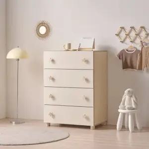 튼튼하고 실용적인 거실,침실용 수납 서랍장 4단 80cm P0000CES