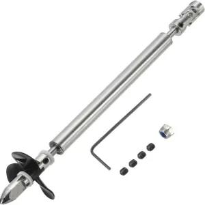 메카닉시 드라이브 샤프트 W 프로펠러 유니버설 조인트 L150mm L100mm 슬리브 D36mm 스테인리스 스틸 3단