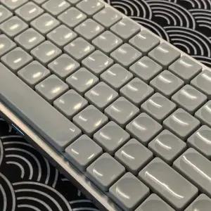 크로스 스위치용 로우 프로파일 키캡 커스텀 PBT 초박형 무문자 키캡 스퀘어 플랫 초크 V2 스위치 아티산