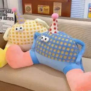 허리 쿠션 허리베개 등 등받이 귀여운 의자 침대쿠션