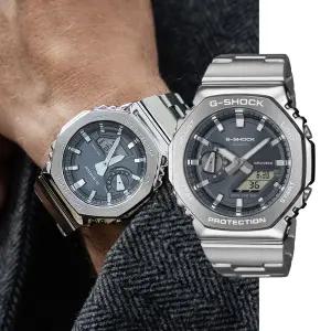 백화점AS가능 지샥 지얄오크 GM-2110D-8A 스틸 방수 아날로그 군인 남자메탈시계