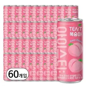 (대일) 아이스티 복숭아 음료 업소용 240ml 총60개입
