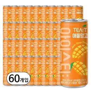 (대일) 아이스티 애플망고 음료 업소용 240ml 총60개입
