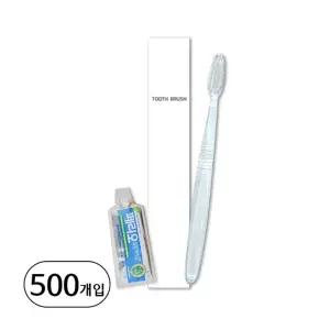 (양치세트) DM PS 미세모칫솔 + 페리오파우치 4g 치약 종이곽 500개입