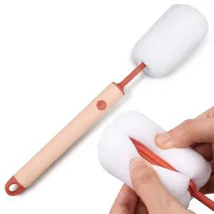 스펀지 병솔 핑크/세척솔/물병/물병솔/보틀/젖병솔/젖병/텀블러/브러쉬/병세척솔/텀블러솔/세척/컵브러쉬