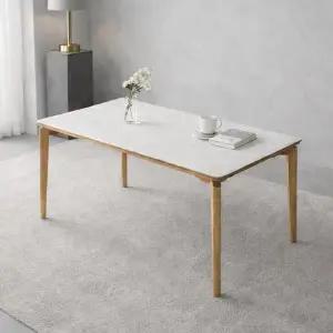 [인터데코]낮아서 편안한 세라믹 4인용 식탁 (테이블) TP1153 (착불)