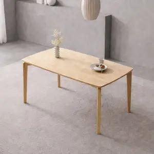 [인터데코]낮아서 더 편한 원목 4인용 식탁 (테이블) TP1160 (착불)