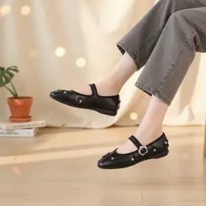 [옷자락]여성 시크 유니크 메리제인 플랫슈즈