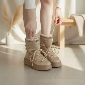 [옷자락]여성 겨울 캐주얼 데일리 부츠