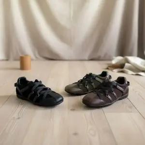 [옷자락]여성용 계절용 데일리 크로스 스트랩 플랫슈즈